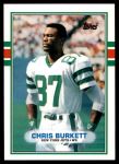 1989 Topps Traded #114 T Chris Burkett  Front Thumbnail