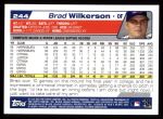 2004 Topps #244  Brad Wilkerson  Back Thumbnail