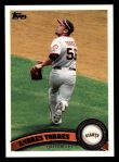 2011 Topps #194  Andres Torres  Front Thumbnail