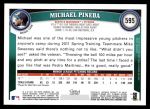 2011 Topps #595  Michael Pineda  Back Thumbnail