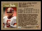 1996 Topps #25  Heath Shuler  Back Thumbnail