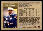 1996 Topps #54  Will Moore  Back Thumbnail
