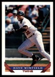 1993 Topps Traded #83 T Dave Winfield  Front Thumbnail
