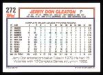 1992 Topps #272  Jerry Don Gleaton  Back Thumbnail
