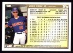 1999 Topps #386  Jose Cruz Jr.  Back Thumbnail