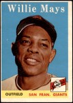 1958 Topps #5 Willie Mays Front Thumbnail