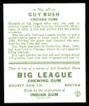1933 Goudey Reprint #67  Guy Bush  Back Thumbnail