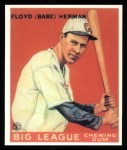 1933 Goudey Reprint #5  Babe Herman  Front Thumbnail