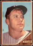1962 Topps #200 Mickey Mantle Front Thumbnail