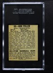 1948 Leaf #93 Bob Feller Back Thumbnail