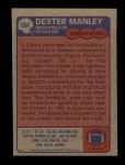 1985 Topps #184  Dexter Manley  Back Thumbnail