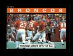 1985 Topps #235   -  Sammy Winder / Steve Watson / Steve Foley / Mike Harden / Rulon Jones / Steve Busick Broncos Leaders Front Thumbnail