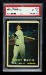 1957 Topps #95 Mickey Mantle Front Thumbnail