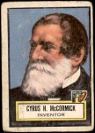 1952 Topps Look 'N See #72  Cyrus H. McCormick  Front Thumbnail
