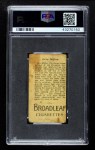 1912 T207 Broad Leaf BL Otto Miller Back Thumbnail