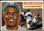 1956 Topps #30 Jackie Robinson Front Thumbnail
