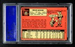 1969 Topps #260 Reggie Jackson Back Thumbnail
