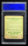 1933 Goudey #181 Babe Ruth Back Thumbnail