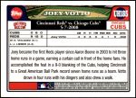 2008 Topps Update #185   -  Joey Votto  Highlights Back Thumbnail
