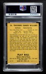 1941 Play Ball #14 Ted Williams Back Thumbnail
