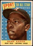 1958 Topps #488   -  Hank Aaron All-Star Front Thumbnail