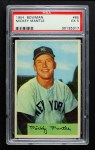 1954 Bowman #65 Mickey Mantle Front Thumbnail