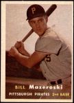 1957 Topps #24  Bill Mazeroski  Front Thumbnail