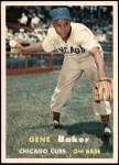 1957 Topps #176 COR Gene Baker Front Thumbnail