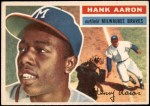 1956 Topps #31 Hank Aaron Front Thumbnail