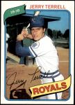 1980 Topps #98  Jerry Terrell  Front Thumbnail