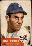 1953 Topps #104  Yogi Berra  Front Thumbnail