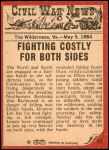 1965 A & BC England Civil War News #61   The Flaming Forest Back Thumbnail