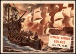 1954 Topps Scoop #113 xCOA  Spanish Armada Defeated Front Thumbnail
