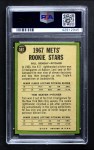 1967 Topps #581 - Tom Seaver / Bill Denehy Mets Rookies Back Thumbnail