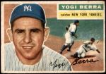 1956 Topps #110 GRY Yogi Berra Front Thumbnail
