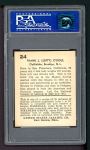 1932 U.S. Caramel #24 Lefty O'Doul Back Thumbnail