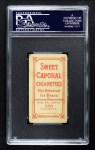 1909 T206 WHI Christy Mathewson Back Thumbnail