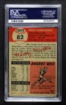 1953 Topps #82 Mickey Mantle Back Thumbnail