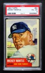 1953 Topps #82 Mickey Mantle Front Thumbnail