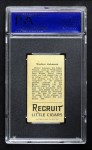 1912 T207 Walter Johnson Back Thumbnail