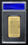 1909 E95 Philadelphia Caramel Eddie Cicotte Back Thumbnail