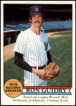 1979 Topps #202   -  Ron Guidry Record Breaker Front Thumbnail
