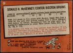 1959 Topps #9  Don McKenney  Back Thumbnail