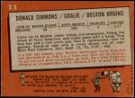 1959 Topps #11  Don Simmons  Back Thumbnail