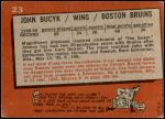 1959 Topps #23  Johnny Bucyk  Back Thumbnail