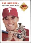 2003 Topps Heritage #11 OLD Pat Burrell   Front Thumbnail