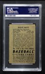 1952 Bowman #218 Willie Mays Back Thumbnail