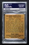 1940 Play Ball #187  Jimmy Dykes  Back Thumbnail