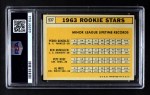1963 Topps #537 - Pete Rose / Al Weis / Ken McMullen / Pedro Gonzalez Rookie Stars Back Thumbnail