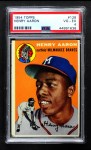 1954 Topps #128 Hank Aaron Front Thumbnail